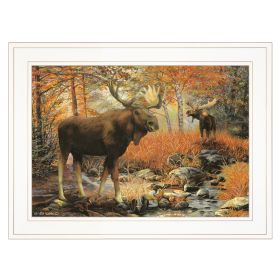 "Call of the Wild" By Ed Wargo, Ready to Hang Framed Print, White Frame