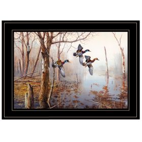 "Master of His Domain Collection" By Jim Hansen,, Ready to Hang Framed Print, Black Frame