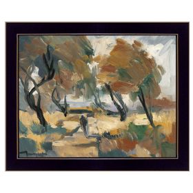 "Early Walk" By Jose Trujillo, Ready to Hang Framed Print, Black Frame