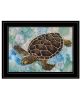 "Sea Turtles Collage II" by Stellar Design Studio, Ready to Hang Framed Print, Black Frame