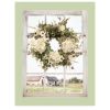 "Pleasant View" by Lori Deiter, Ready to Hang Framed Print, Light Green Window-Style Frame