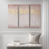 Gold Foil Abstract 3-piece Canvas Wall Art Set