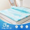 Memory Foam Cooling Gel Swirl Infused Bed Topper for Back Pain,2 Inches,Twin