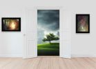 "Path of Happiness" 2-Piece Vignette by Martin Podt, Black Frame