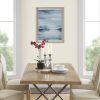 Framed Glass and Single Matted Abstract Landscape Coastal Wall Art