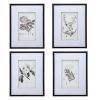 Set of 4 Botanical Wall Art Prints, Home Decor for Living Room, Dining Room, Bedroom, Hallway, 20" x 28"