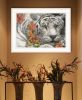 "Tiger Lily" By Ed Wargo, Ready to Hang Framed Print, White Frame