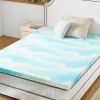 Memory Foam Cooling Gel Swirl Infused Bed Topper for Back Pain,2 Inches,Twin