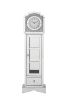 ACME Noralie GRANDFATHER CLOCK Mirrored & Faux Diamonds AC00309