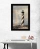 "Cape Hatteras Lighthouse" By Lori Deiter, Ready to Hang Framed Print, Black Frame