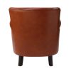 Hadley Caramel Club Chair