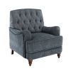 Butner Tufted Arm Chair - Navy