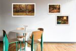 "Tranquil Spaces" 3-Piece Vignette by Robin-Lee Vieira, White Frame