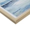 Framed Glass and Single Matted Abstract Landscape Coastal Wall Art