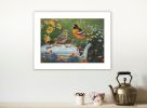 "Tea Time" by Kim Norlien, Ready to Hang Framed Print, White Frame