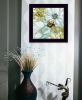 "Sea glass Garden I" By JG Studios, Ready to Hang Framed Print, Black Frame