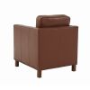 Elizabeth Top Grain Leather Arm Chair