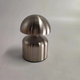 Mini Metal Table Lamp Retro Charging Lamp Creative Dumbbell Night Light (Option: Intrinsic Color Of Copper-Mushroom-EU)