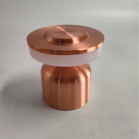 Mini Metal Table Lamp Retro Charging Lamp Creative Dumbbell Night Light (Option: Intrinsic Color Of Copper-Plane-EU)