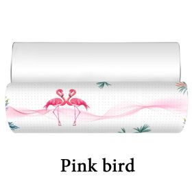 Adjustable Air Conditioning Cover Wind Deflector (Option: Pink Bird)