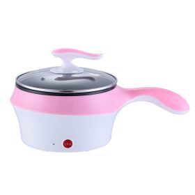 Smart Electric Hot Pot For Students (Option: Pink-EU-Single layer)