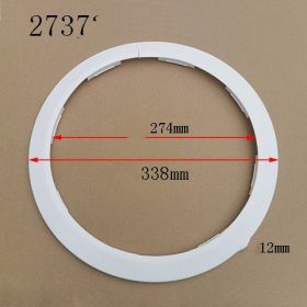 Water Pipe Decoration Ring Wall Hole Air-conditioning Hole Decoration Cover (Option: 273white)