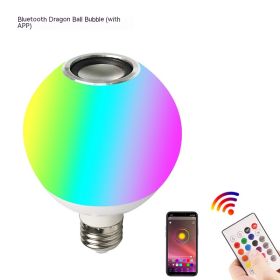 Smart Colorful Bluetooth Music Bulb (Option: 12W-Dragon Ball Bubble)