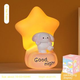 Sweet Puppy Small Night Lamp Cute Cartoon (Option: XINGX)