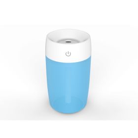 Mini air humidifier (Color: Blue)