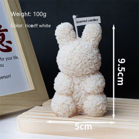 Animal Candle Soy Wax Animal Puppy Rabbit Fragrance (Option: Rabbit White Freesia)