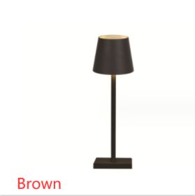 Bedhead Eye Care Charging Atmosphere Desk Lamp (Option: Brown-Type A)