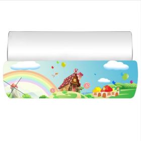 Adjustable Air Conditioning Cover Wind Deflector (Option: Rainbow)