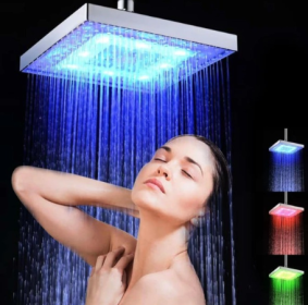 Luminous color changing shower head (Option: 1style Tricolor)