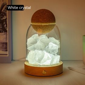 Aromatherapy Oil Fragrant Stone Indoor Small Night Lamp Decoration (Option: 2to3cm-White Crystal)