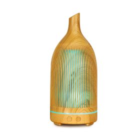 Creative Aroma Diffuser Wood Grain Hollow (Option: Light wood grain2-AU)