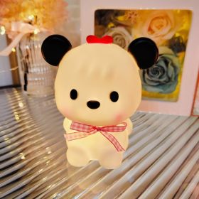 Cartoon Luminous Toy Children Cute Led Small Night Lamp (Option: Furry Mouse Pink Pink)