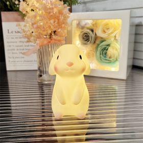 Cartoon Luminous Toy Children Cute Led Small Night Lamp (Option: Cinnamon Rabbit)