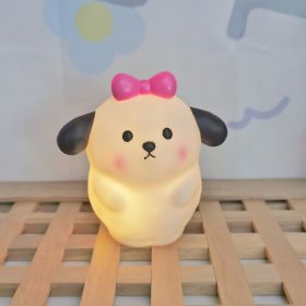 Cartoon Luminous Toy Children Cute Led Small Night Lamp (Option: Fat Mouse Pink)