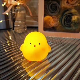 Cartoon Luminous Toy Children Cute Led Small Night Lamp (Option: Chick Yellow)