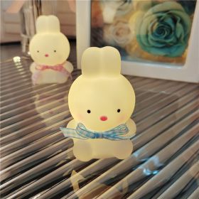 Cartoon Luminous Toy Children Cute Led Small Night Lamp (Option: Kktu Small Size Blue)