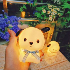 Cartoon Luminous Toy Children Cute Led Small Night Lamp (Option: PIPIDOG Blue)