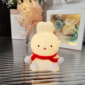 Cartoon Luminous Toy Children Cute Led Small Night Lamp (Option: Kktu Red Scarf)