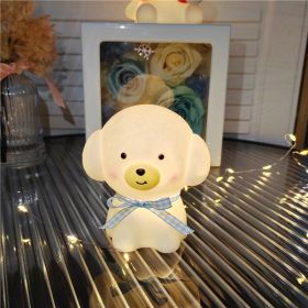 Cartoon Luminous Toy Children Cute Led Small Night Lamp (Option: Tai Di Blue)