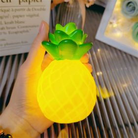 Cartoon Luminous Toy Children Cute Led Small Night Lamp (Option: Pineapple)