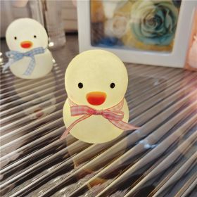 Cartoon Luminous Toy Children Cute Led Small Night Lamp (Option: Duckling Pink)