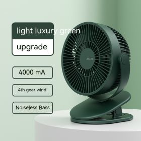 Wall Mounted Silent USB Small Fan (Option: Green Upgrade-USB)