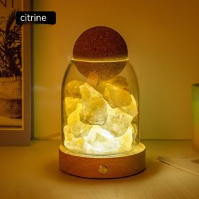 Aromatherapy Oil Fragrant Stone Indoor Small Night Lamp Decoration (Option: 2to3cm-Citrine)