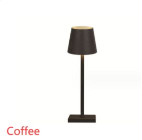 Bedhead Eye Care Charging Atmosphere Desk Lamp (Option: Coffee-Type A)