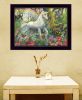 "Rainbow Unicorn" By Ed Wargo, Ready to Hang Framed Print, Black Frame