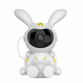 Bedroom Bedside Moon Rabbit Starry Sky Projection Small Night Lamp (Option: Space Rabbit Without Moon)